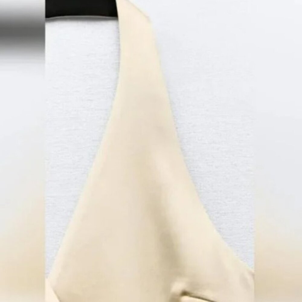 ZARA SATIN TIE TOP SIZE L 3506/399/307 - Picture 5 of 7